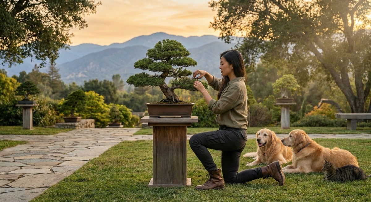 The animals and gardens