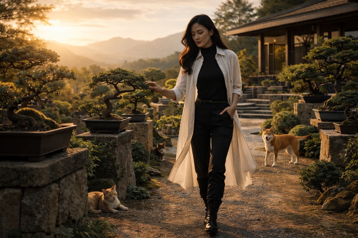 Ovi Black — zen garden meditation